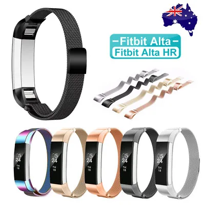 $9.95 • Buy Stainless Steel Replacement Metal Wrist Band Strap For Fitbit Alta / Alta HR AU