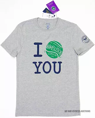 Polo Ralph Lauren T-shirt The Championships Wimbledon London I Love You Prl Grey • $39.99