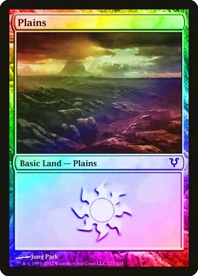 Plains (231) FOIL Avacyn Restored HEAVILY PLD Basic Land MAGIC MTG CARD ABUGames • $3.29