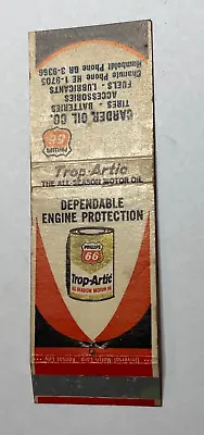 Vintage Advertising Matchbook ~ Phillips 66 Carder Gas Oil Chanute Humboldt KS • $4.95
