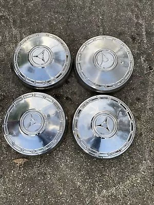 Set (4) OEM 1964-1969 Mopar Dodge Coronet Dart GTS Hemi Wedge Dog Dish Hubcaps • $180