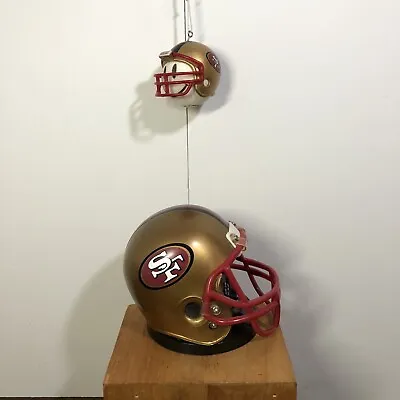 San Francisco 49ers Mini Football Helmet Alarm Clock 1991 Sportstime W BONUS • $39.99