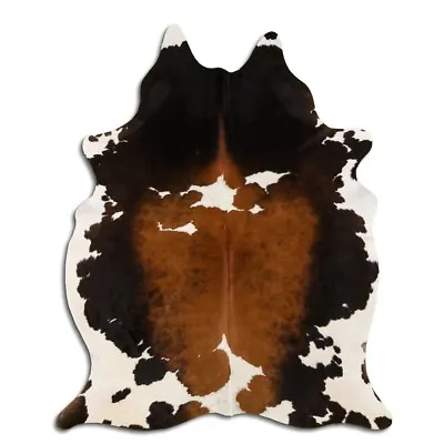 Real Cowhide Rug Tricolor Size 6 By 7 Ft Top Quality Large Size • $109