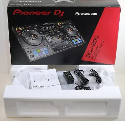 Pioneer DDJ-800 2 Channel Portable DJ Controller For Rekordbox - Black Must See! • $750