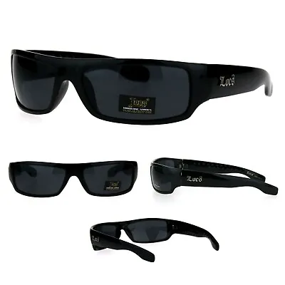 Locs Mens Gangster Classic Narrow Rectangular Cholo Biker Sunglasses • $16.35