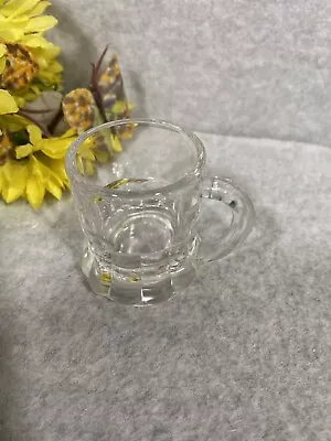 Vintage Federal Shot Glass Clear 1 7/8  Mini Root Beer Mug • $3.99