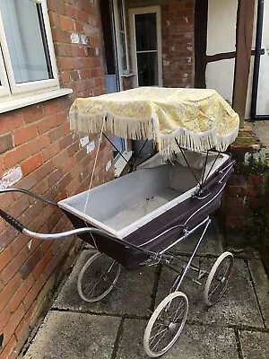 Marmet Vintage Pram 1973 Coach Built Splits Into 2 Pieces Wheels Detach • £100