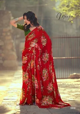 $42.99 • Buy Indian Sarees Traditional Wear Bollywood 
