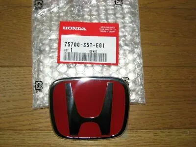 OEM Honda Civic EP3 Type R Si Front Emblem 2001-05 H Red 75700-S5T-E01 • $68.40