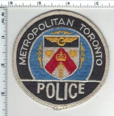 Metropolitan Toronto Police (Canada) Early First Issue Shoulder Patch • $24.95