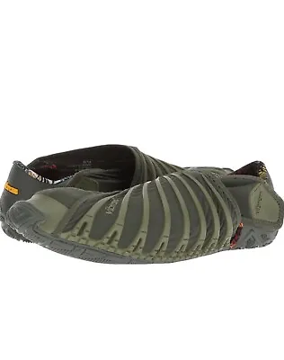 Vibram Furoshiki Wrapping Sole Sz 8 8.5  Womens Stretch Shoes Olive  • $69