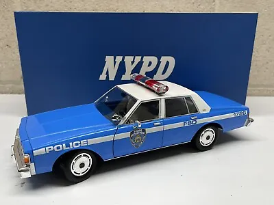 £77.36 • Buy GREENLIGHT 1990 Chevrolet Caprice NYPD New York City Police 1:18 Diecast NEW