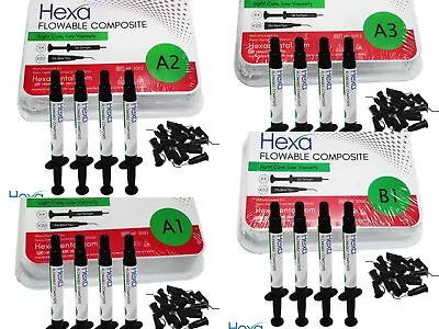 Premium Dental Flowable Composite Light Cure Low Viscosity Resin Teeth Glue • $22.99