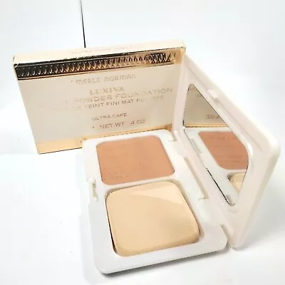 Merle Norman Luxiva .40 11G Ultra Powder Foundation In ULTRA CAFE Shade 02877 • $24.97