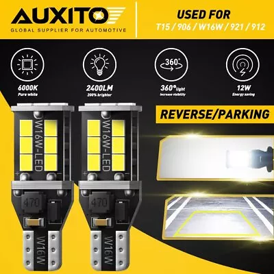 LED Backup Reverse Lights Bulbs White 921 912 2835 916 922 T15 6000K Xenon White • $7.99