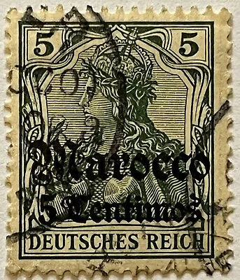 Stamp German Post Office In Morocco 1905 - Inscr 'DEUTSCHES REICH' Surch Marocco • $1.84