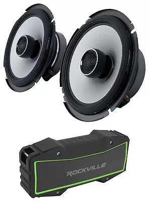 Pair Alpine S2-S65 80 Watt RMS 6.5  S-Series Car Speakers+Free Bluetooth Speaker • $129.95