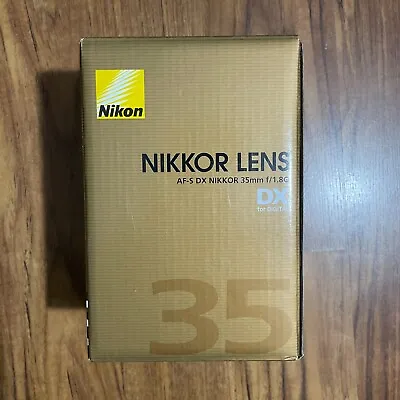 *BRAND NEW SELAED* Nikon Nikkor 35mm F/1.8 AF-S G DX Lens DSLR CAMERA F MOUNT • $320