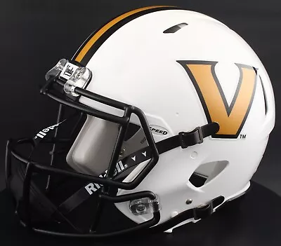 VANDERBILT COMMODORES NCAA Riddell Speed Full Size AUTHENTIC Football Helmet • $299.99