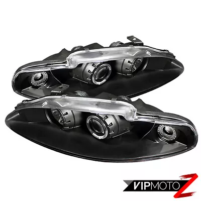 95-96 Eclipse Spyder GSX GST Turbo Euro Chrome Halo Projector Headlight Headlamp • $137.52