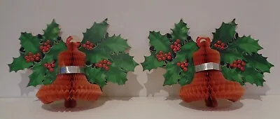 Vintage 1960s/1970s Honeycomb Christmas Decorations • £15