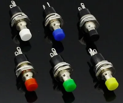 Momentary Push Buttons Micro Switch On Off Self Reset Normally Open 7mm 6pcs/Lot • $7.49