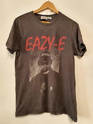 Eazy E Shirt Mens Size Medium Black Faded Rap Hiphop Shirt Nwa 90s Y2k • $16
