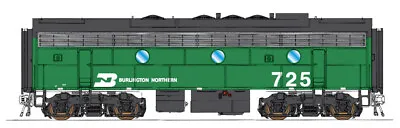 Intermountain N EMD F7B Burlington Northern BN #735 DC LED 69777-06 • $155.68