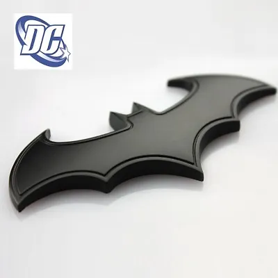 Batman Car Decal 3D Metal Auto Motorcycle Logo Laptop Decals Black Chrome USA • $4.70