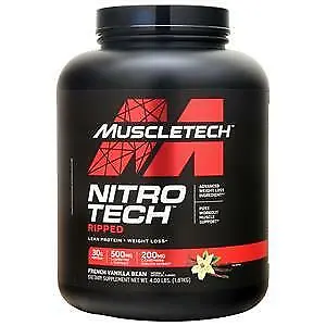 $53.91 • Buy Muscletech Nitro Tech Ripped French Vanilla Bean 4 Lbs