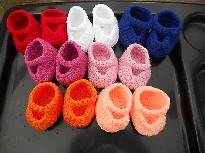 Crochet Cabbage Patch Doll Clothes ~~Mary Jane Shoes~ U Pick Color • $6.99