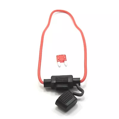 12V Mini Blade Waterproof Inline Fuse Holder With Fuse Amp By Choice Car Bike • £3.27