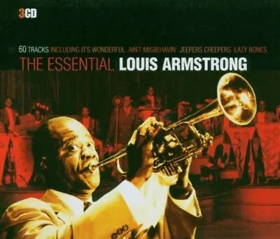 Louis Armstrong : The Essential Louis Armstrong CD 3 Discs (2003) Amazing Value • £3.18