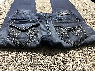 Affliction Black Premium Blake Straight Designer Men's Jeans Size 32x30 • $14.99