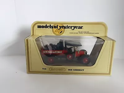 Matchbox Models Of Yesteryear Y-13 1918 Crossley Evans Bros Coal & Coke Truck • £4