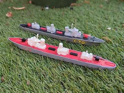 Vintage Matchbox Sea Kings K306 Convoy Escort Boats X2 K302 Corvette Warships! • $25.27