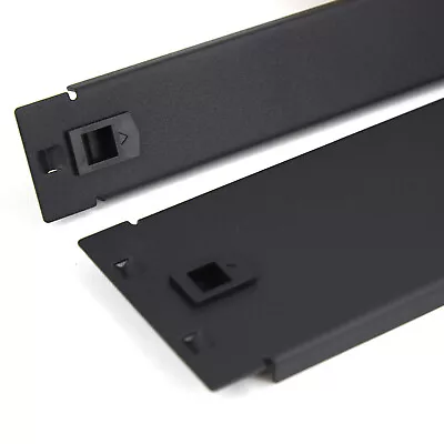 Toolless Quick-Fit Blanking Plate Solid 1U/2U - Data Cabinet Rack 19 Inch Blank • £6.97