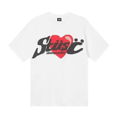 Brand New W/ Tags - Stussy X Cactus Plant Flea Market Love Heart T-shirt XL • $150