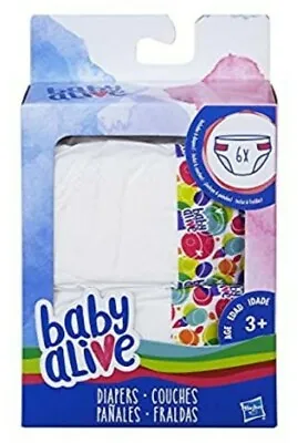 Baby Alive Diapers Pack (6 Pack) Standard Packaging • $17.10
