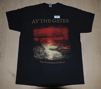 At The Gates  The Nightmare Of Being  Large L NEW T-shirt Arch Enemy In Flames • £19.45