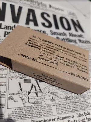 WW2 US K-Ration 4oz Chocolate Bar Wrapper • $2.47