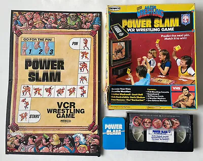 VTG Remco AWA Verne Gagne All Star Power Slam VCR VHS Wrestling Game 1986 *Read* • $49.99