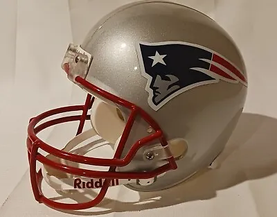 $100 • Buy NFL New England Patriots Riddell Full Size Replica Helmet Size M