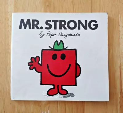 Vintage 1976 Edition MR MEN Book MR STRONG Roger Hargreaves Thurman Publishing • £4.45