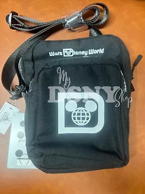 2024 Disney Parks Disney World Black Collection Crossbody Bag With Ear Holder • $68.99