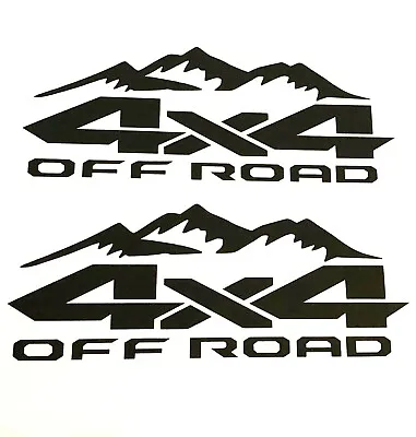 2x DODGE RAM 4x4 OFF ROAD MOUNTAIN 1500 2500 Dakota Truck Decal Stickers CHEVY • $9.89