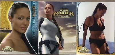 Tomb Raider 2 Cradle Of Life Movie Angelina Jolie Complete 81 Card Base Set+wrap • £10.55