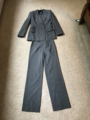 $278 • Buy GUCCI Made In Italy Womens Pant Suit Size 40 Shoulder Pads Wool And Silk