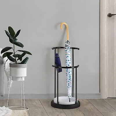 Umbrella Stand With Removable Drip Tray Umbrella Holder Organizer Storage Rack • $29.99