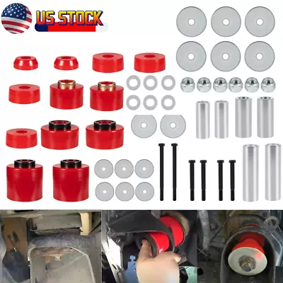 For 1980-1998 Ford F150 F250 F350 4.4123R Body Cab Mount Bushing Set Kit 2WD/4WD • $118.69